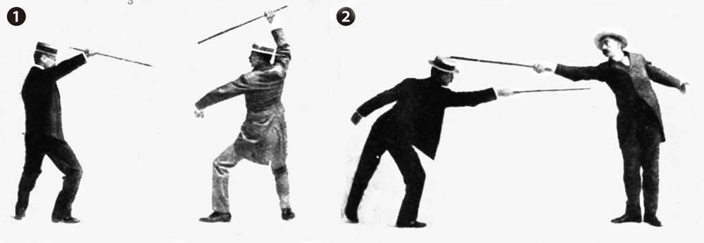 JNC, Barton-Wright, Self Defence with a cane part 2