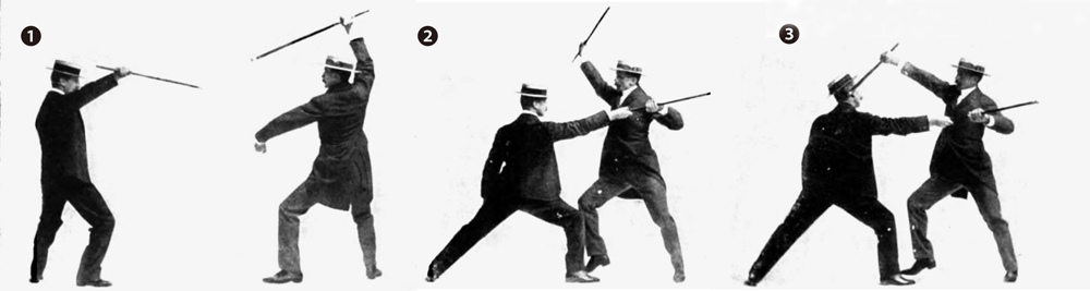 JNC, Barton-Wright, Self Defence with a cane part 2