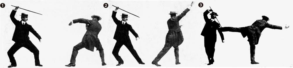 JNC, Barton-Wright, Self Defence with a cane part 2