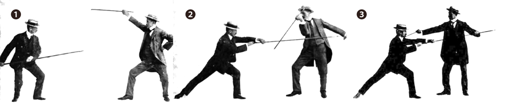 JNC, Barton-Wright, Self Defence with a cane part 2