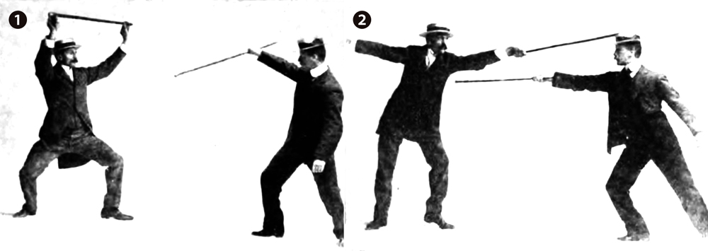 JNC, Barton-Wright, Self Defence with a cane part 2